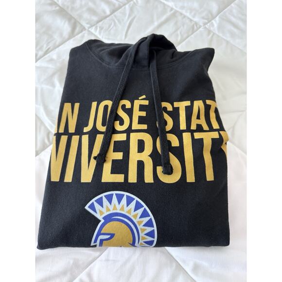 San Jose State Spartans Alumni Champion Hooded Sweatshirt Hoody Hoodie XL Black - Picture 7 of 7